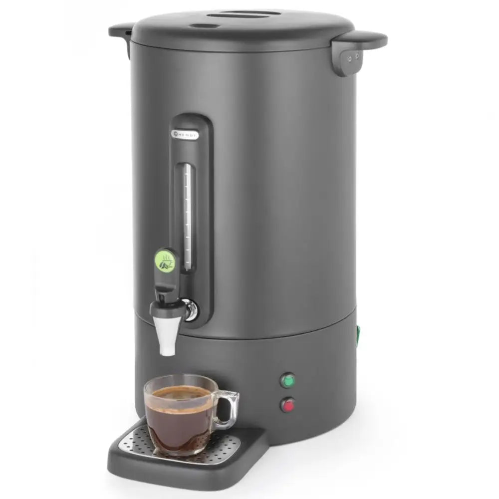 Perkolatorkanne for Kaffe med Dryppfri Kran Svart Concept Line 13 l - Hendi 211489