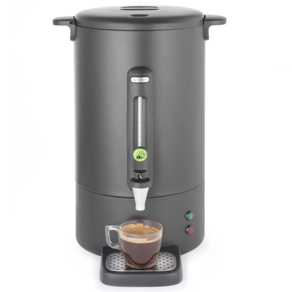 Perkolatorkanne for Kaffe med Dryppfri Kran Svart Concept Line 13 l - Hendi 211489