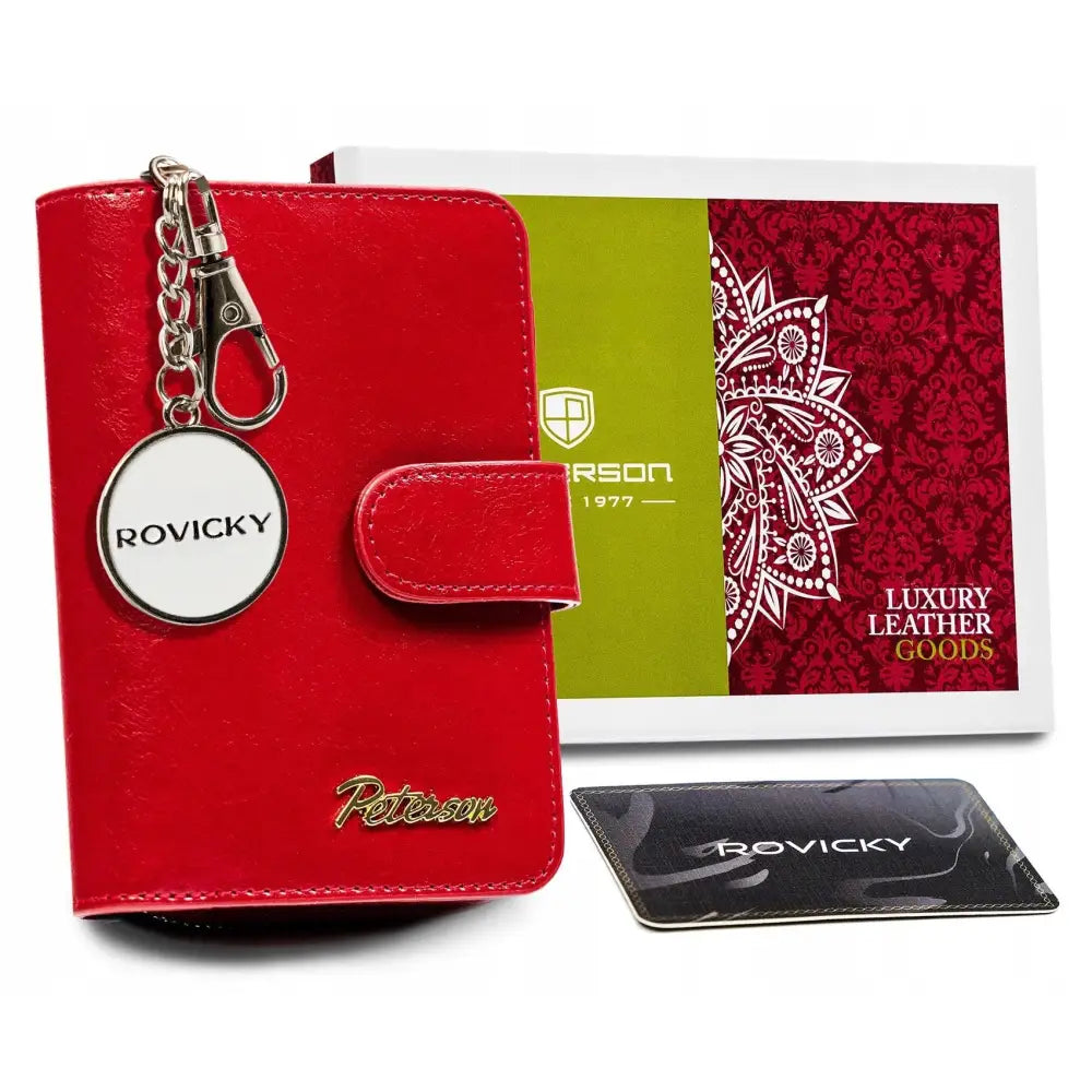 Peterson Lær Damer Lommebok med Rfid-beskyttelse