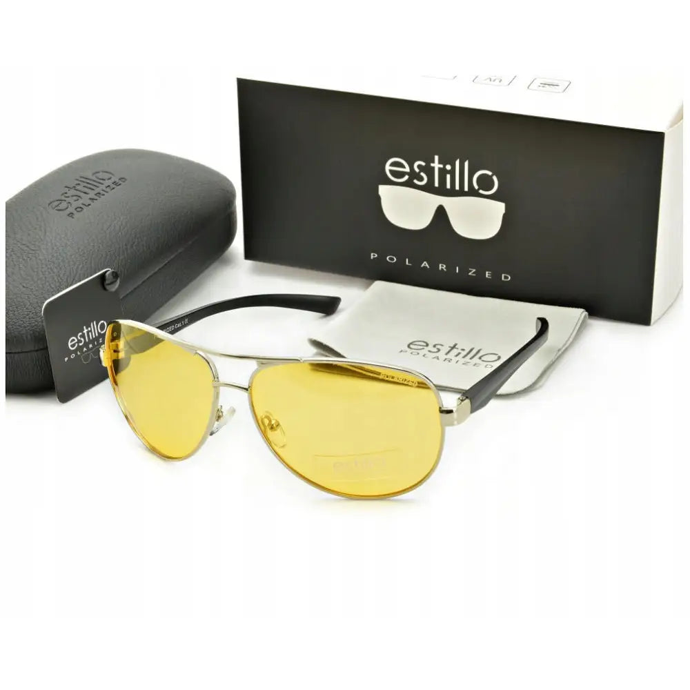 Pilotbriller Estillo Nattkjøring for Sjåfører med Polariserende Linse