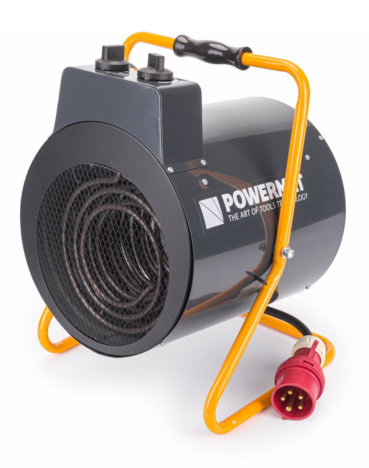 Elektrisk varmevifte Powermat 9 kW sett forfra