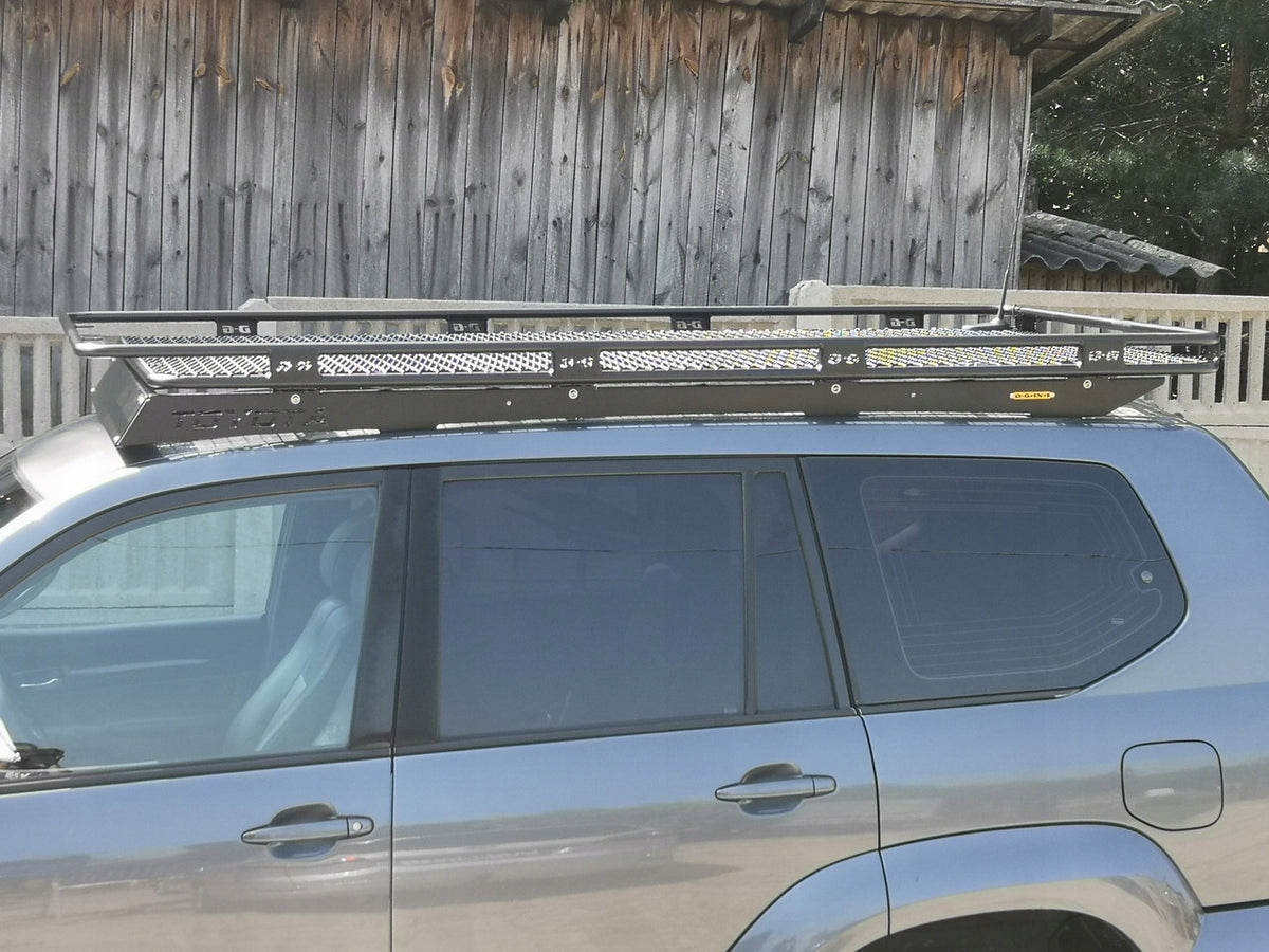Takstativ Land Cruiser J120 nærbilde av festepunkt med rustfri bolt