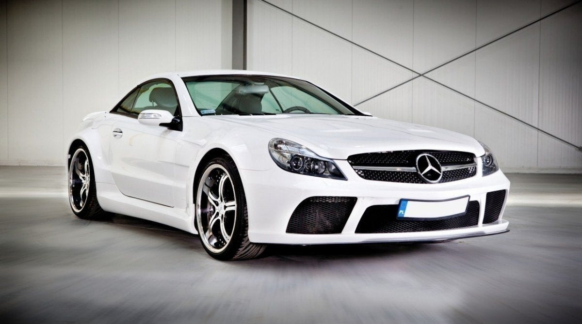 Bodykit til Mercedes SL R230 i Gloss Black ABS med AMG Black Series Look