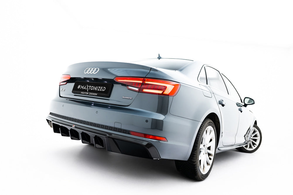 Audi A4 S-Line B9 bakdiffusor V2 – Maxton Design