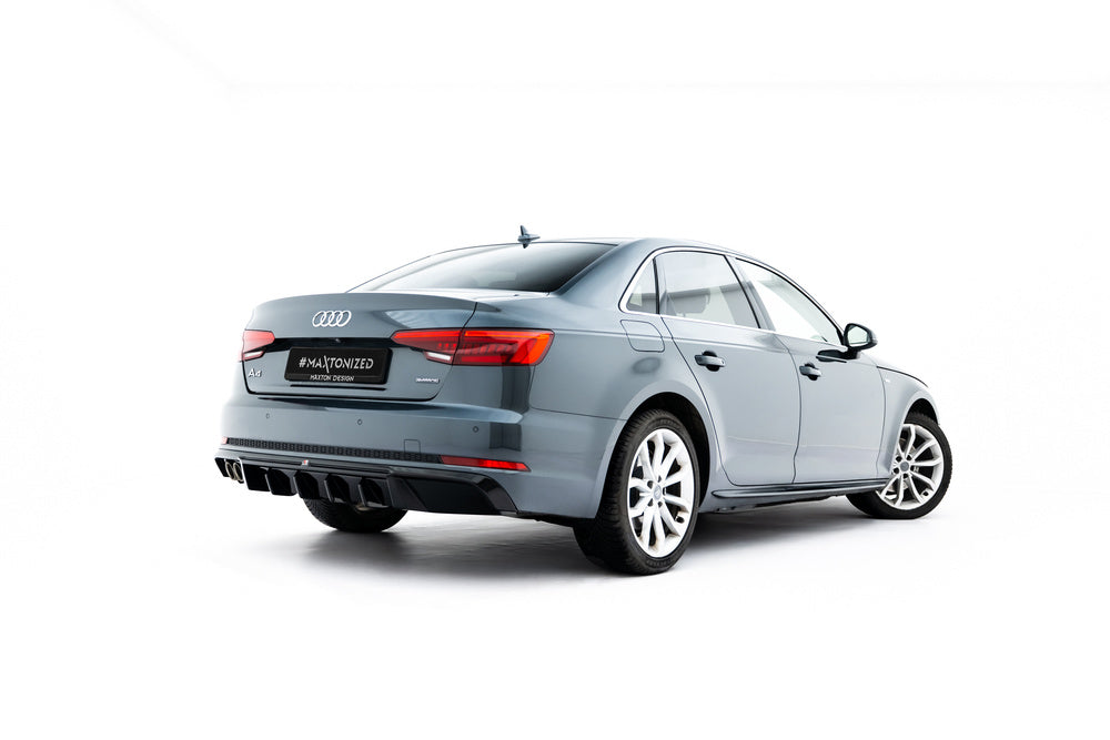 Audi A4 S-Line B9 bakdiffusor V2 – Maxton Design