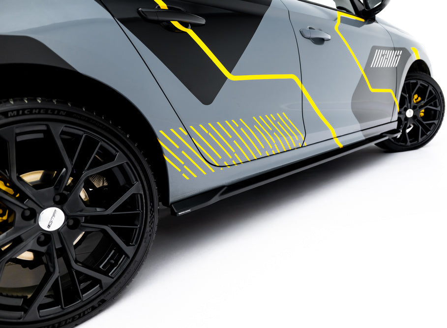 Opel Corsa F Facelift sideskjørt, ABS høyglans