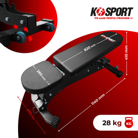 K‑Sport KSG003 regulerbar treningsbenk