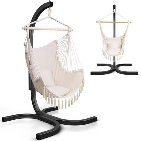 K‑Sport KSOZ025C hengestol med stativ, beige