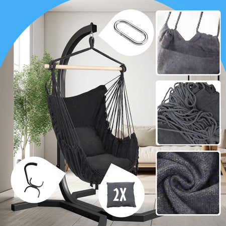 K‑Sport KSOZ025C hengestol med stativ, beige