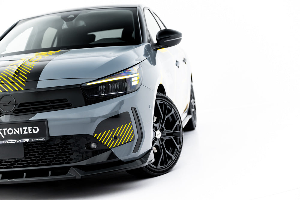 Opel Corsa F Facelift frontsplitter ABS