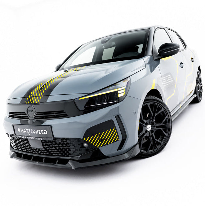 Opel Corsa F Facelift frontsplitter ABS