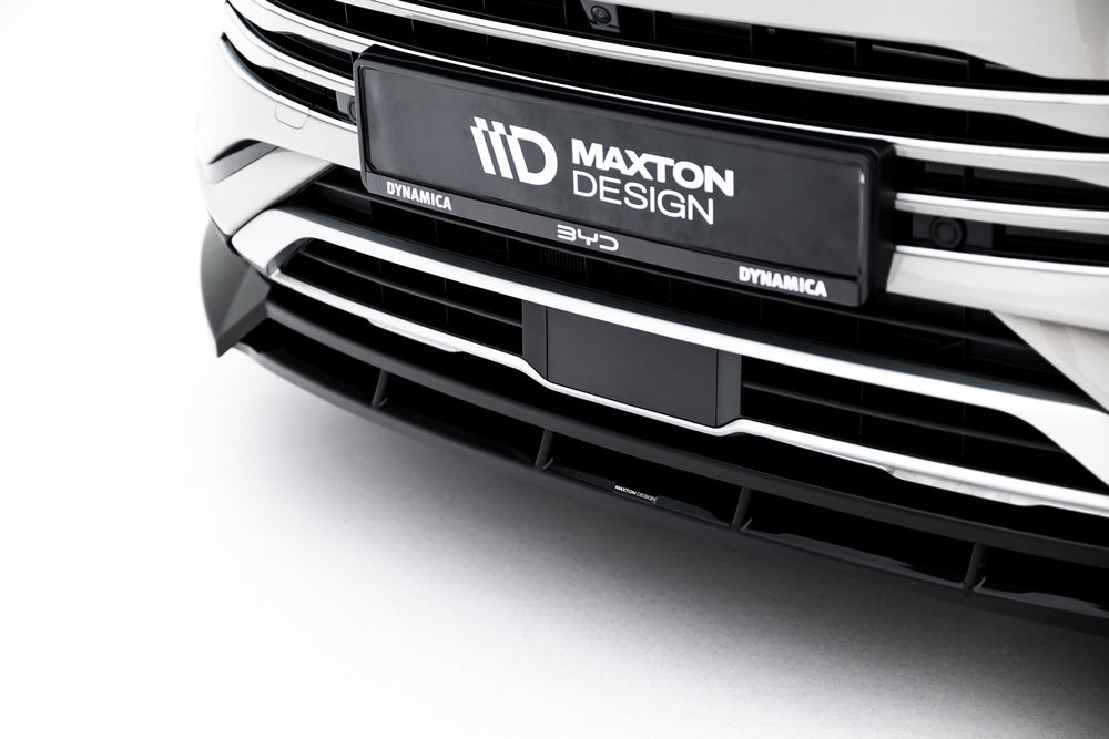 BYD Seal U Mk1 frontsplitter V.1, ABS gloss svart