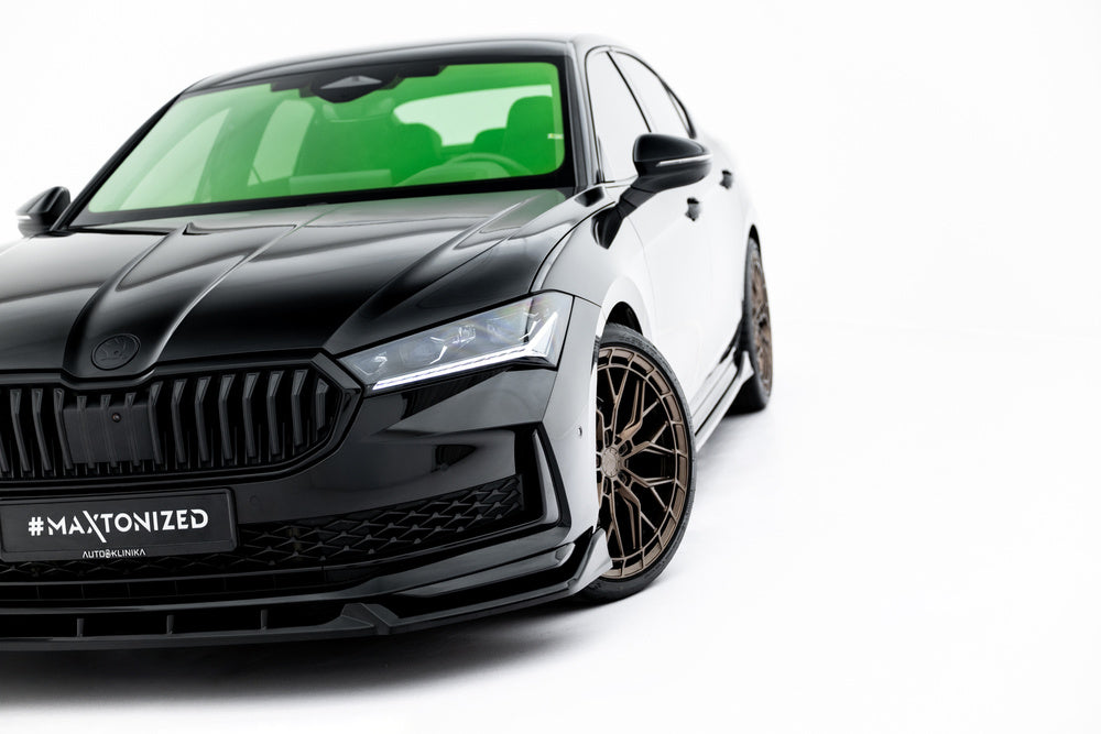 Skoda Superb Sportline Mk4 frontsplitter V2