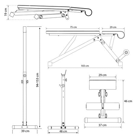 K-Sport KSSL125 benkpress-sett 95 kg