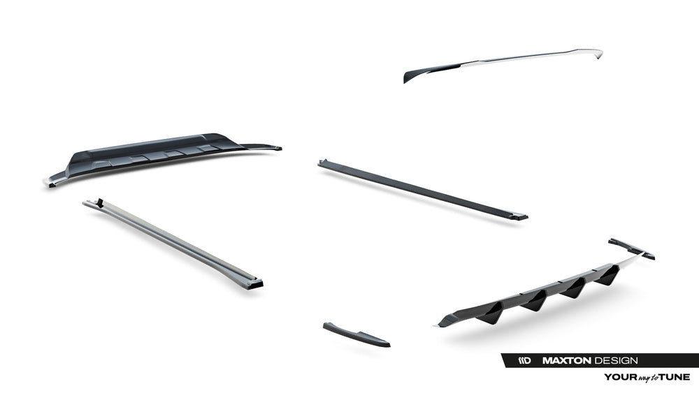 Volkswagen Touareg R-Line Mk3 splittersett – komplett sett