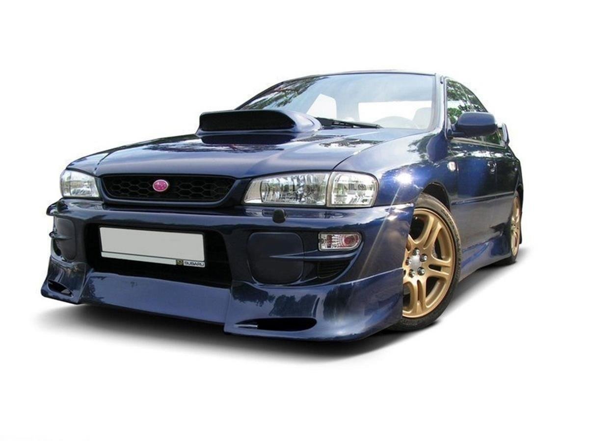 Panser scoop i glassfiber til Subaru Impreza MK1 sett ovenfra