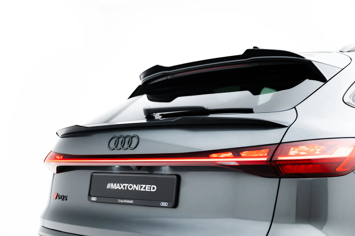 Spoiler Cap i blank sort ABS for Audi SQ5 Sportback Mk3