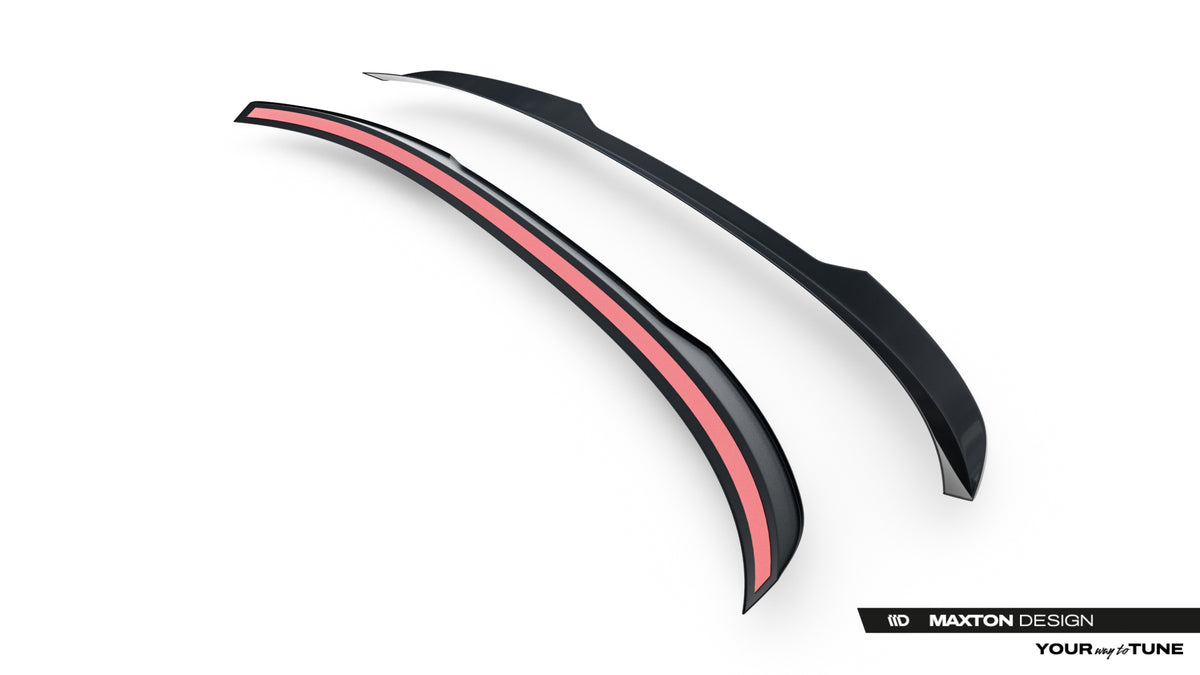 Spoiler Cap til Audi SQ5/Q5 S-Line Sportback Mk3 i blank sort finish