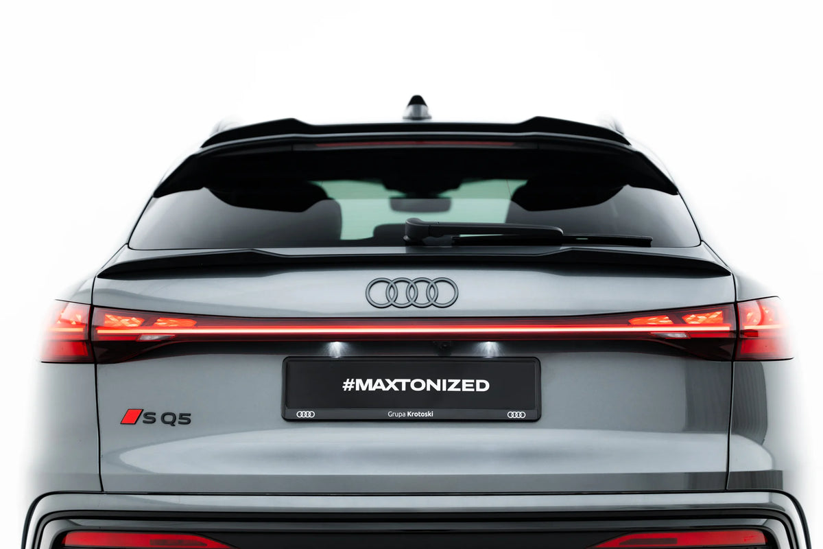 Maxton Design Spoiler Cap montert på Audi Q5 S-Line Sportback Mk3
