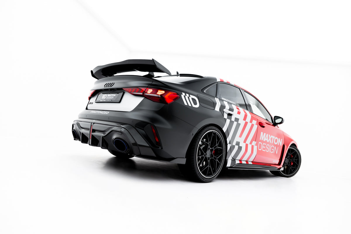 Komplett hekkspoiler-sett i karbon til Audi A3, S3 og RS3 Sedan 8Y