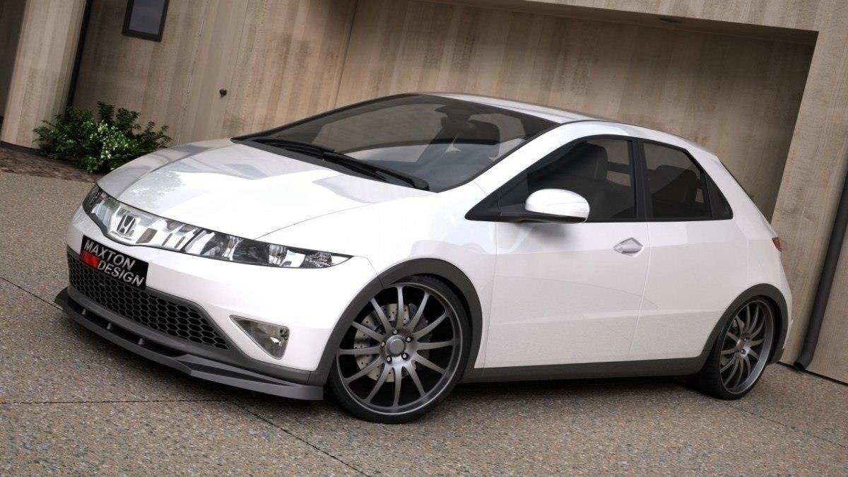 Frontspoiler Honda Civic Mk8 (Preface) detaljbilde av profilen