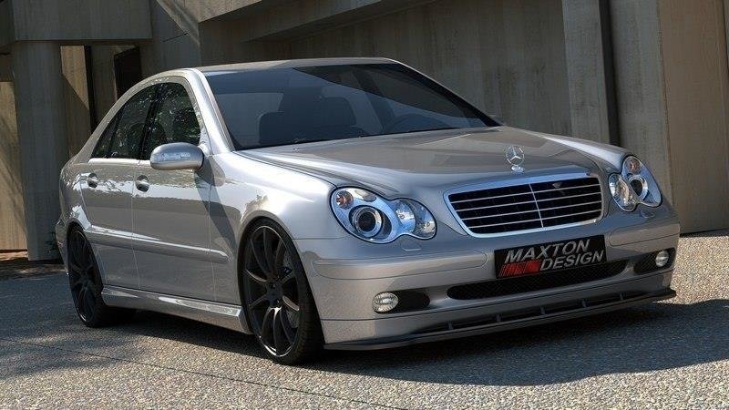 Frontspoiler Mercedes C-Klasse (W203) 2000-2004 detaljbilde av profilen