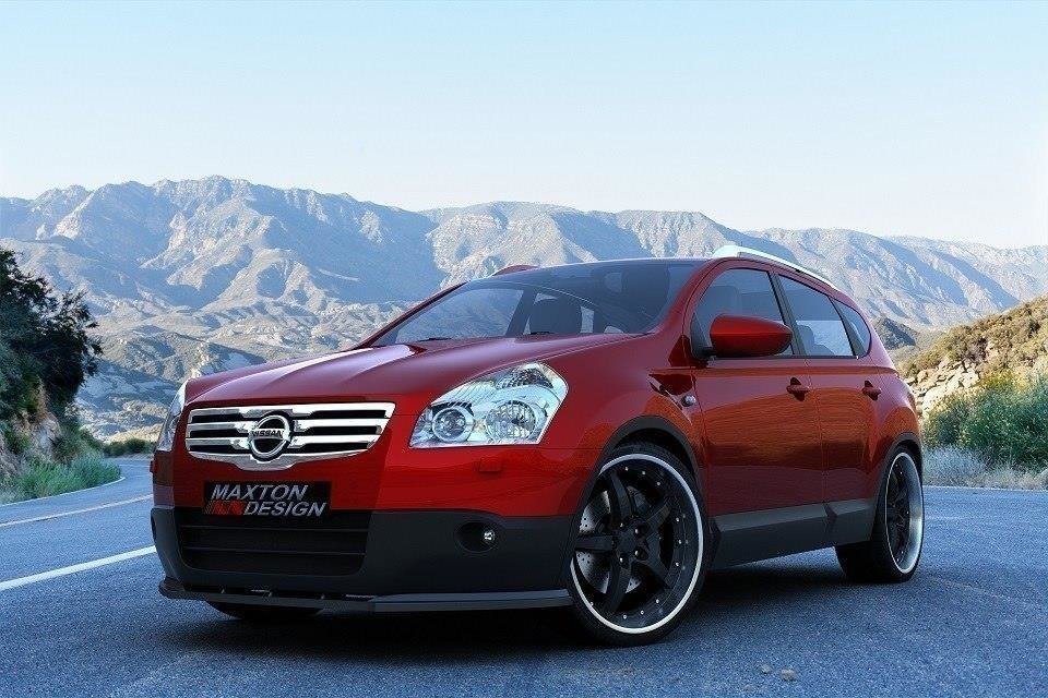 Frontspoiler Nissan Qashqai (Preface) detaljbilde av profilen