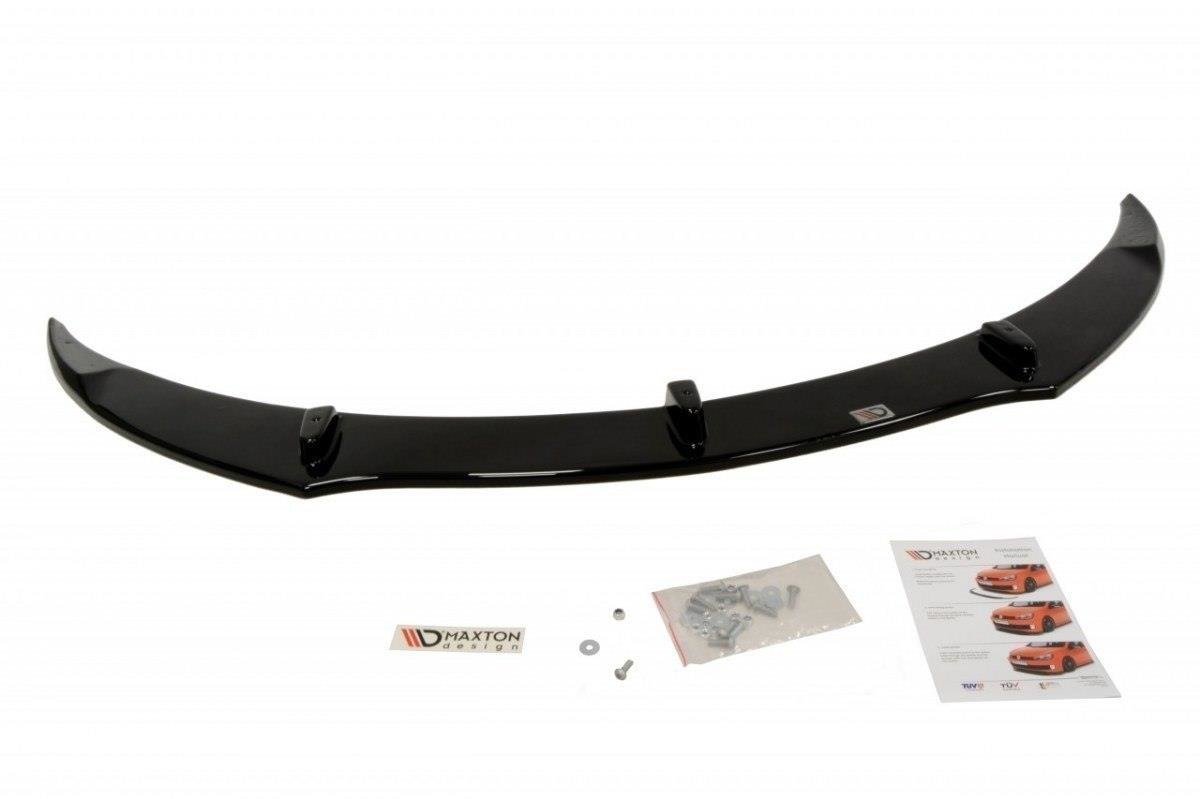 Frontleppe til Opel Insignia MK1 Facelift, sort og buet, sett ovenfra med skruer og instruksjoner.