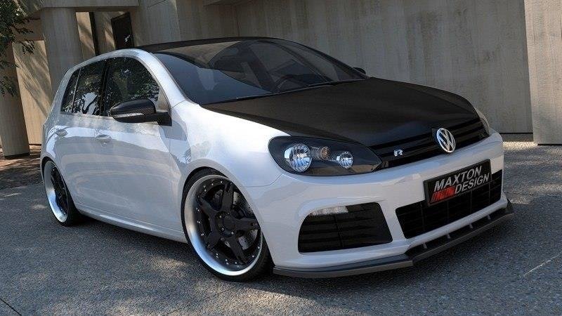 Frontspoiler VW Golf VI R detaljbilde av profilen