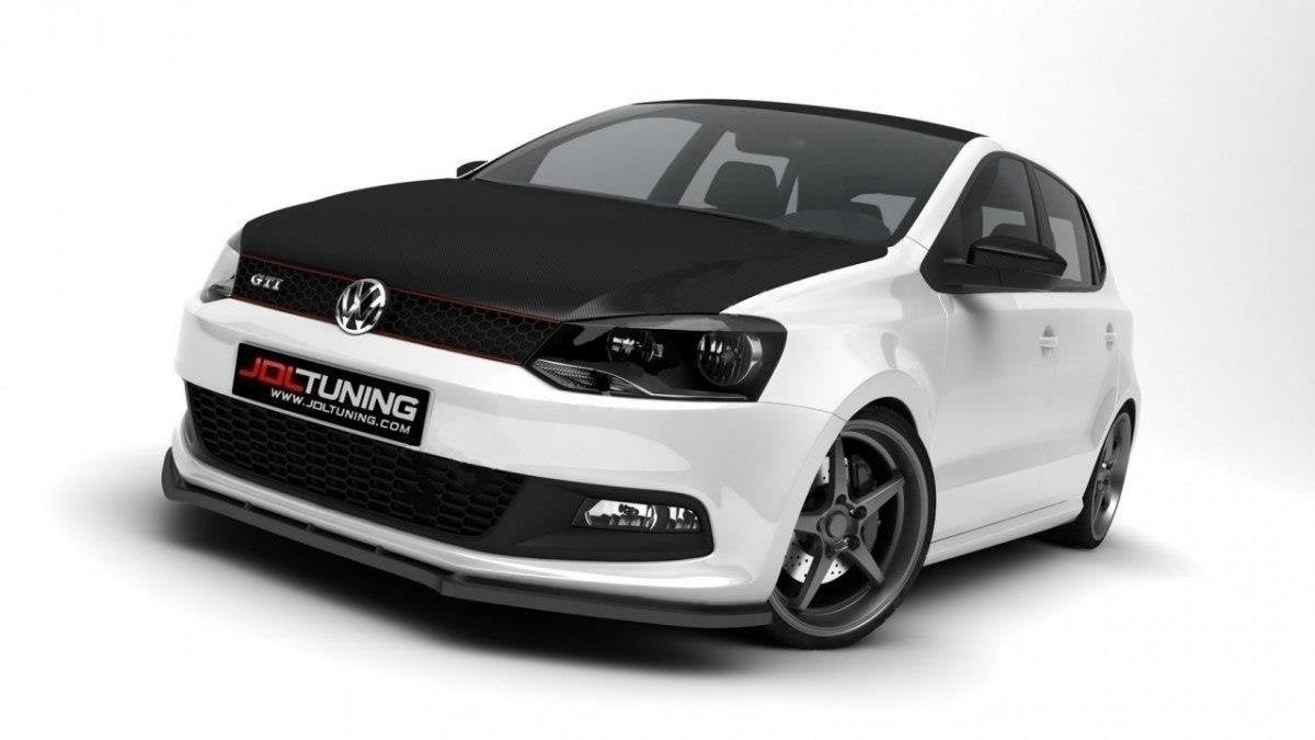 Frontspoiler VW Polo Mk5 GTI detaljbilde av profilen