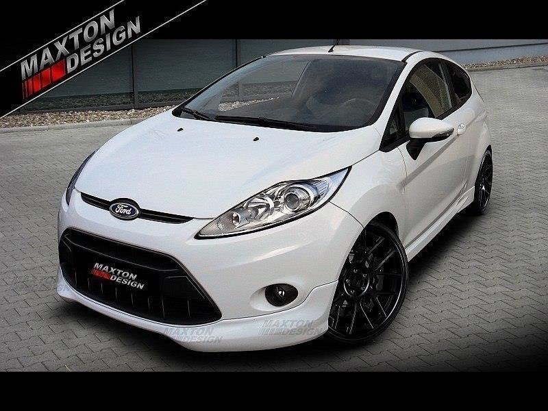 Støtfanger Foran Spoiler Ford Fiesta Mk7 vist montert