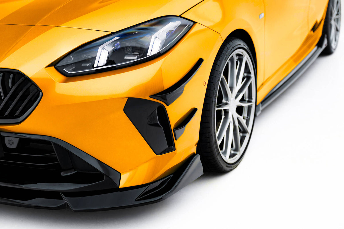 Canards til BMW Serie 1 F70 M-Pack i matt ABS-plast
