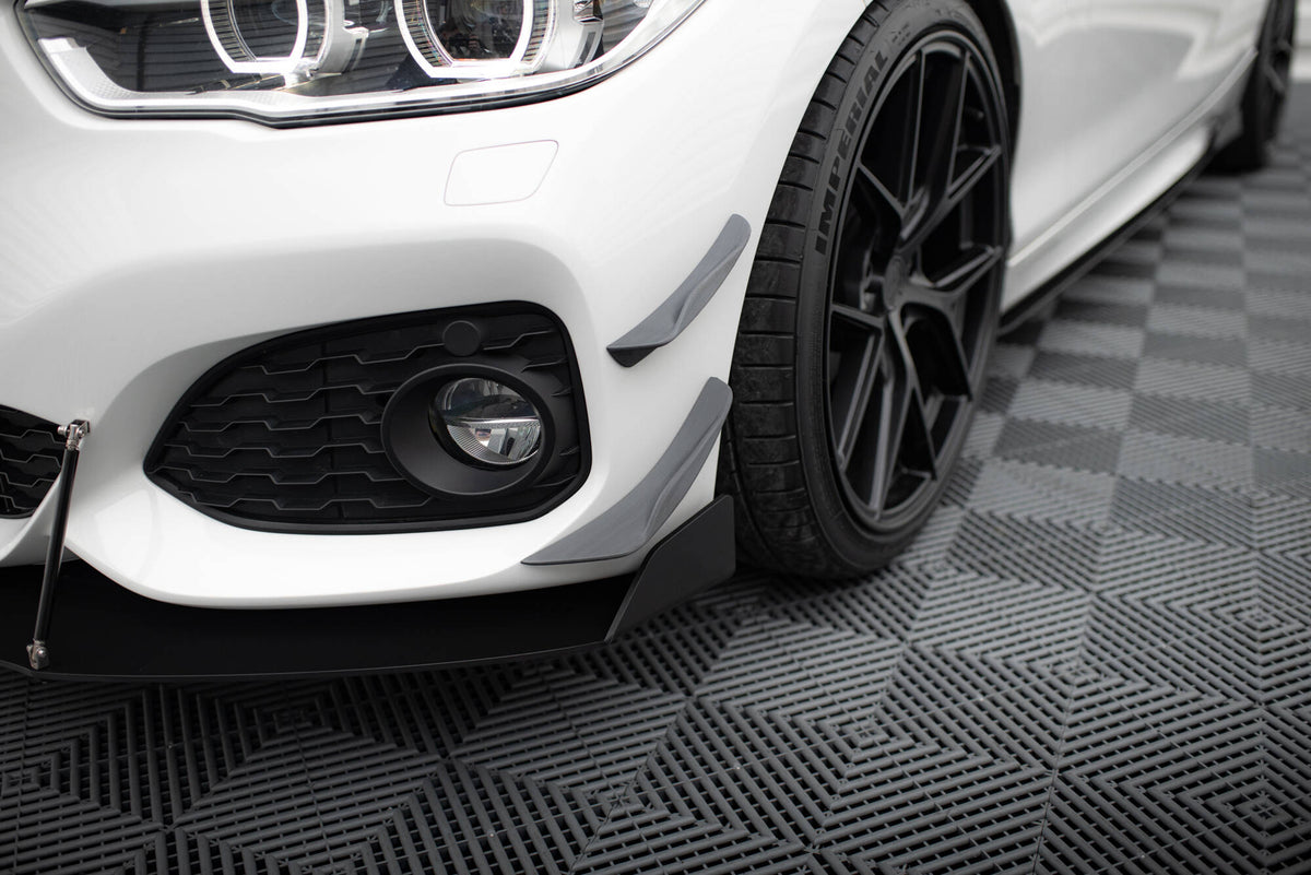 Frontfanger vinger canards BMW 1-Serie F20 Facelift M-Pakke M140i Maxton Design