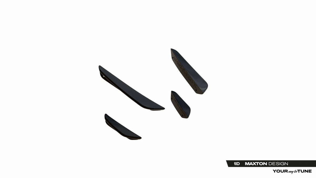 Ubehandlet ABS-canard klar for lakkering til Ford Transit Custom MSRT Mk2