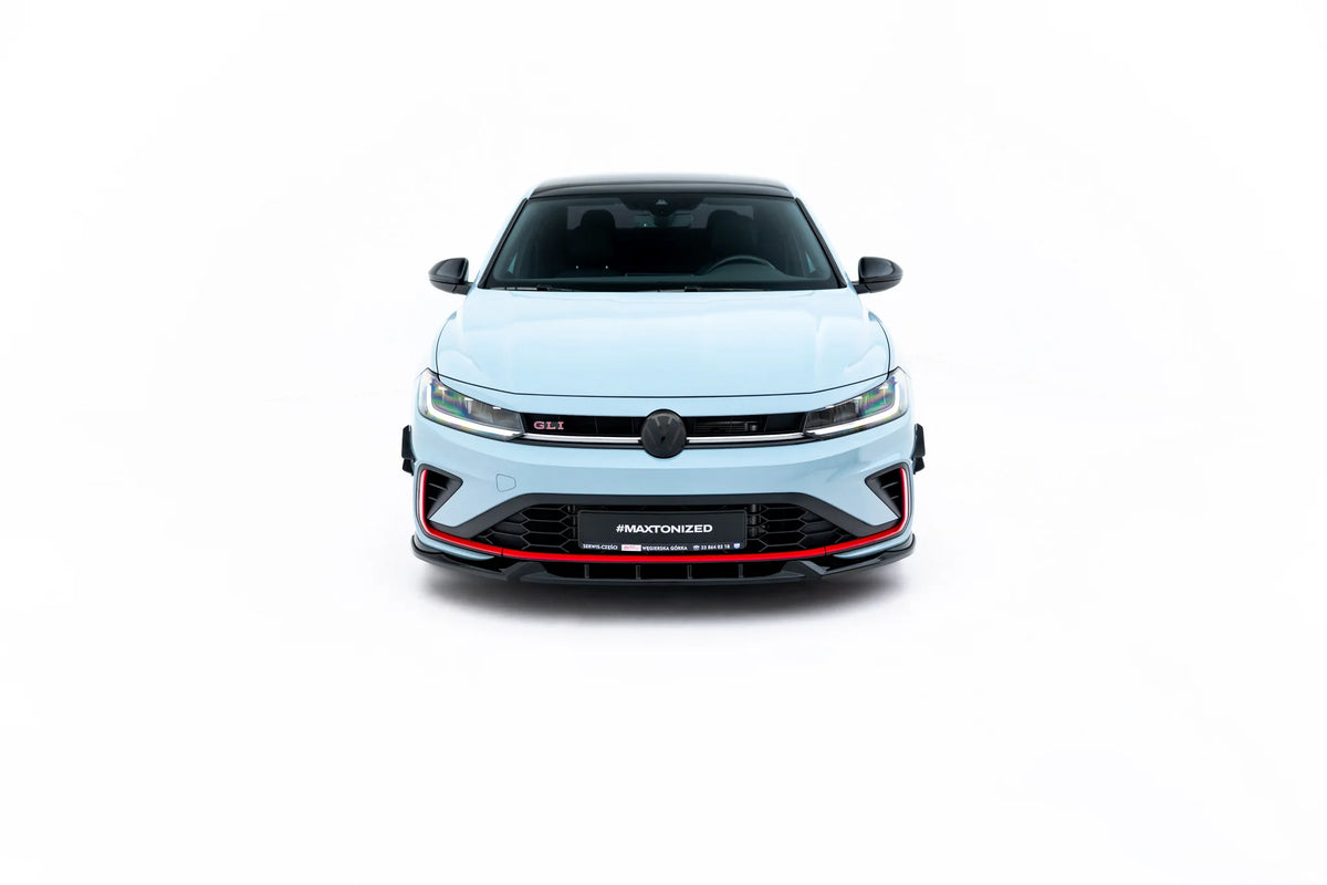 Canards til VW Jetta GLI Mk7 Facelift 2 sett fra siden