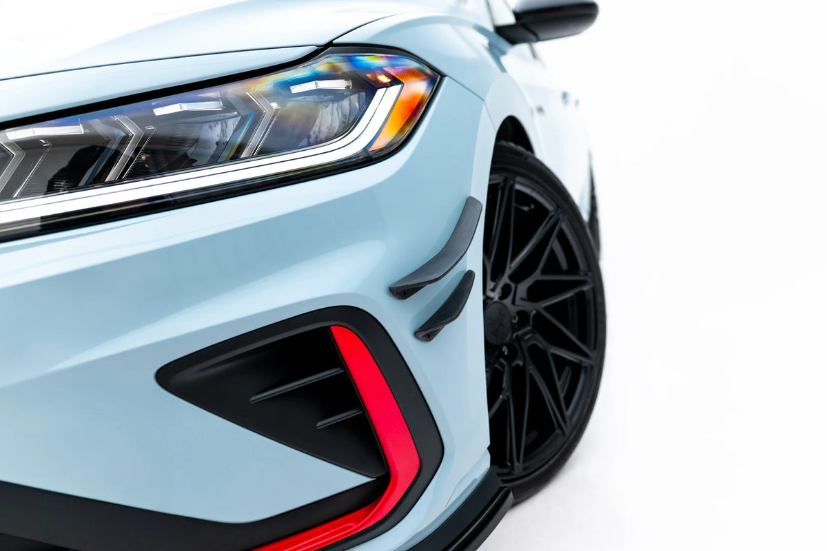 Canards til Volkswagen Jetta GLI Mk7 Facelift 2 i Gloss Black