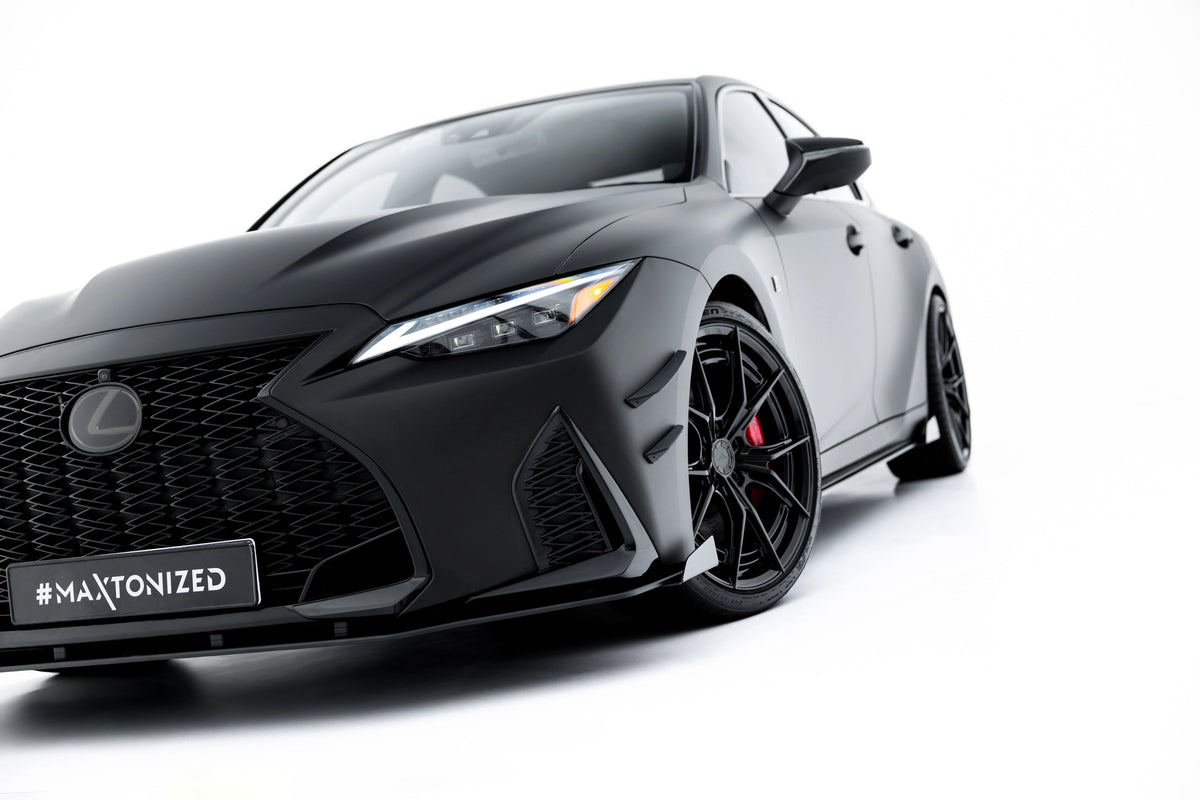 Frontflaps til Lexus IS 500 Mk3 Facelift 2 i matt sort ABS-plast