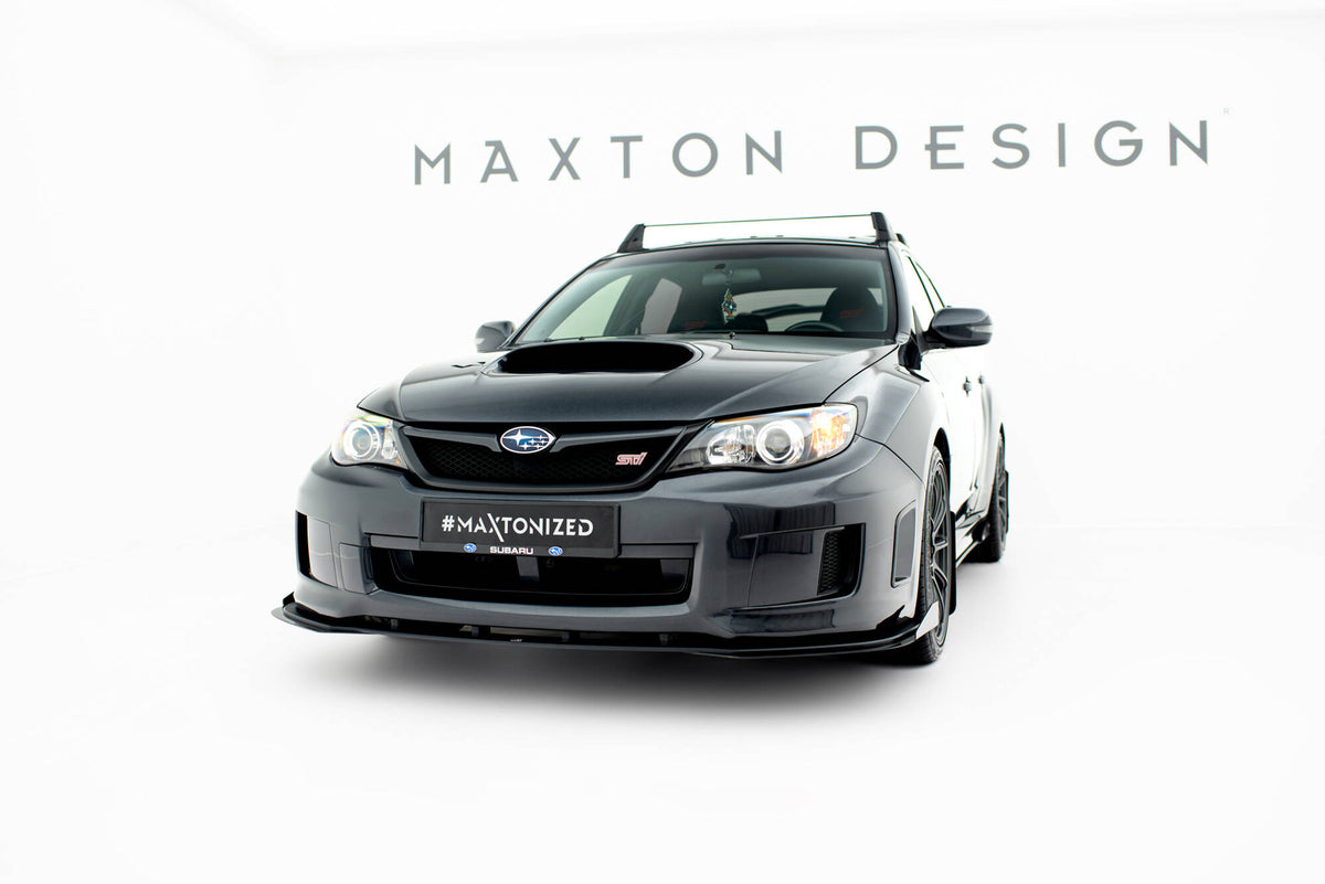 Maxton Street Pro canards for Impreza WRX STI vist fra skrå vinkel
