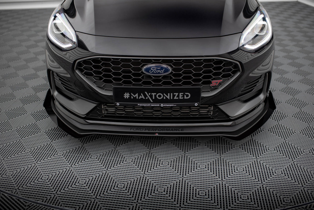 Maxton Street Pro canards for Fiesta ST Facelift, skrå vinkel mot kantfinish
