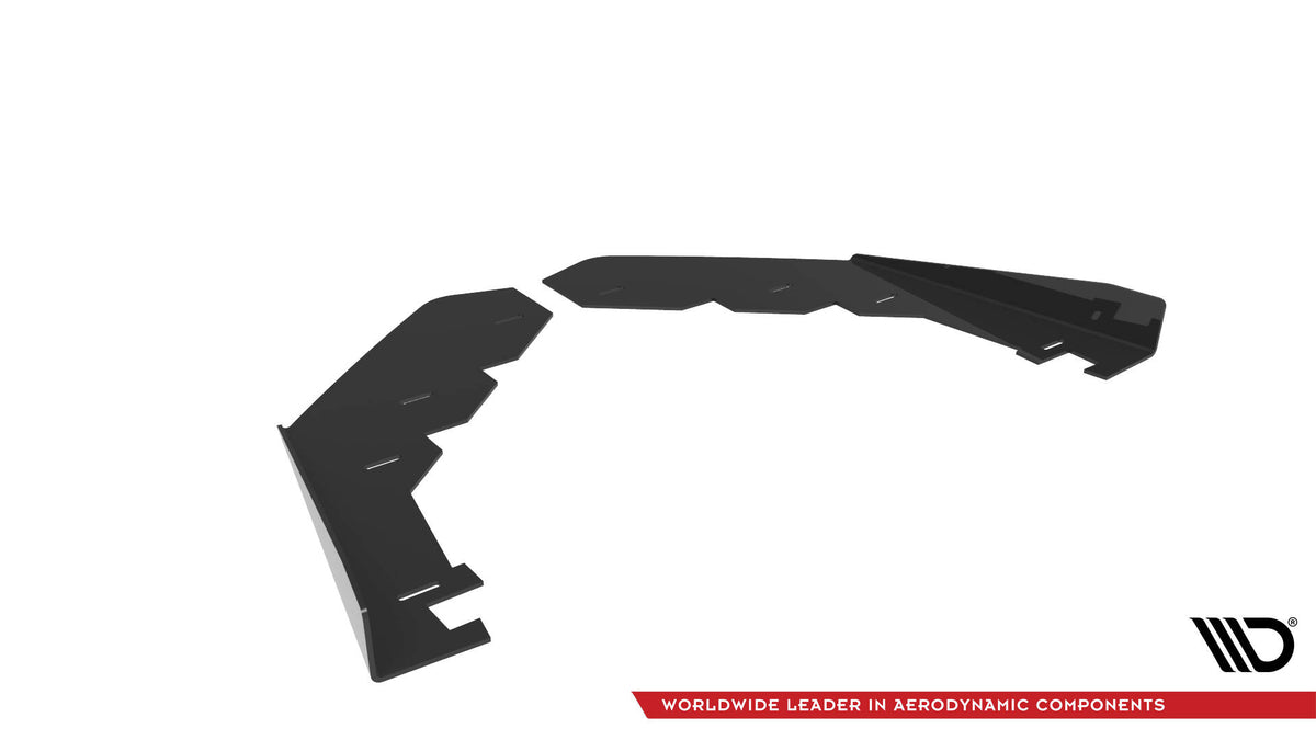 Canards og monteringssett til Ford Mustang GT Mk7 sett ovenfra
