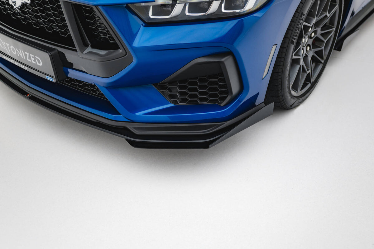 Frontfanger vinger (canards) til Ford Mustang GT Mk7 sett forfra