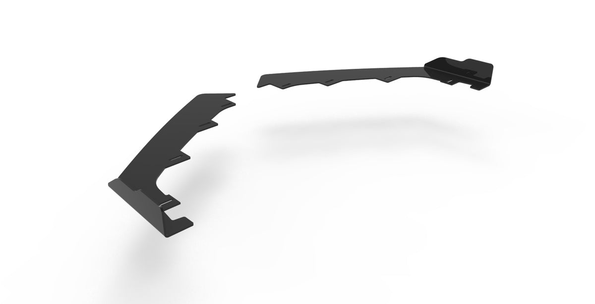 Frontfanger flaps i Racing Durability for i20 N, sett fra siden