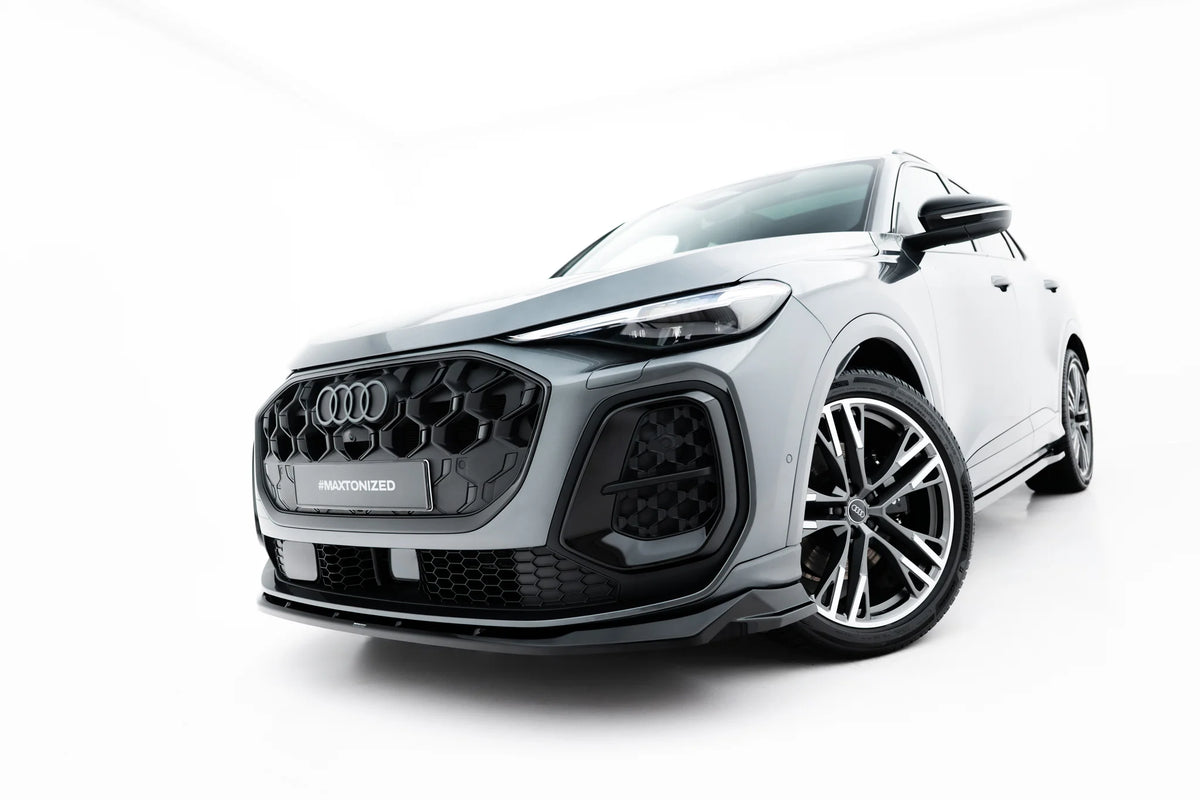 Frontsplitter til Audi Q5 S-Line SUV Mk3 i Gloss Black