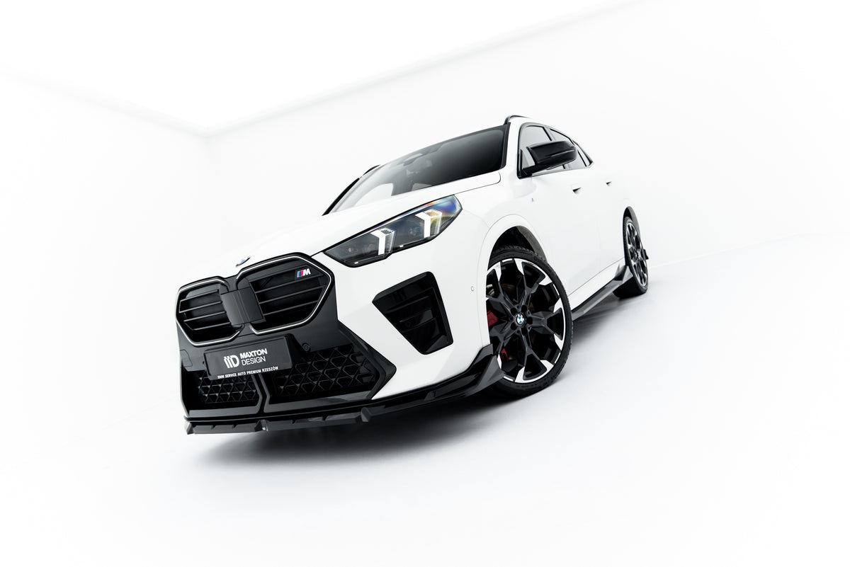 Frontsplitter til BMW X2 M35i U10 i blank sort ABS-plast