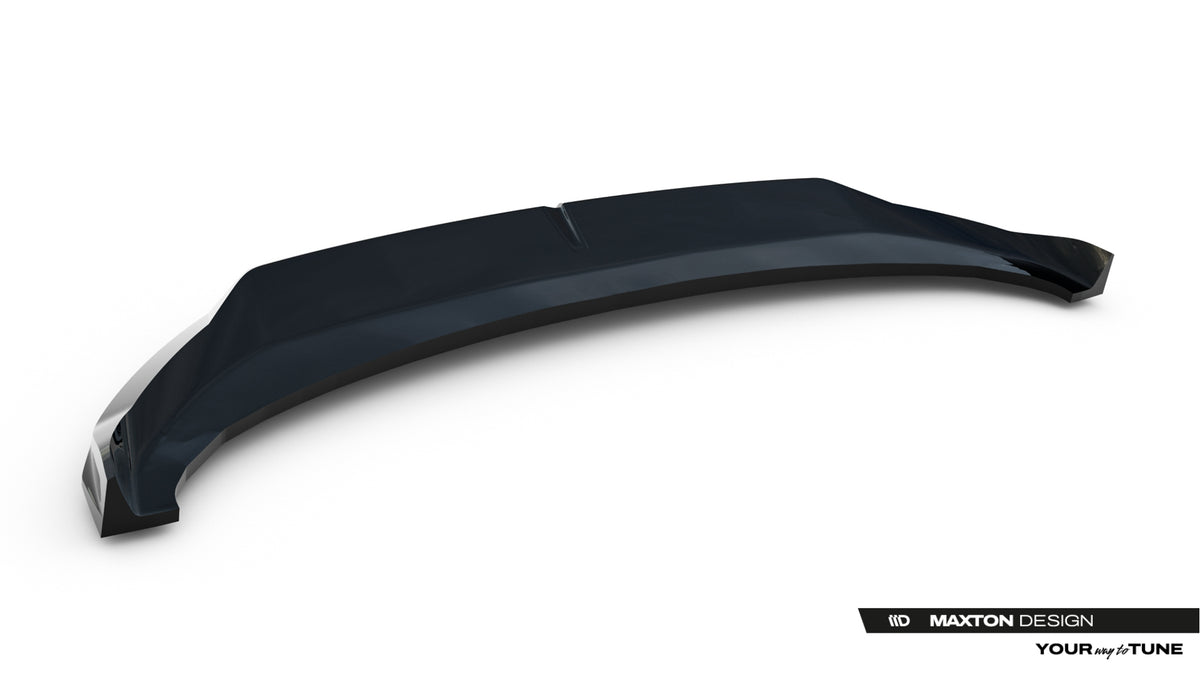 Nærbilde av frontsplitter BMW X3 M50 G45 i Gloss Black