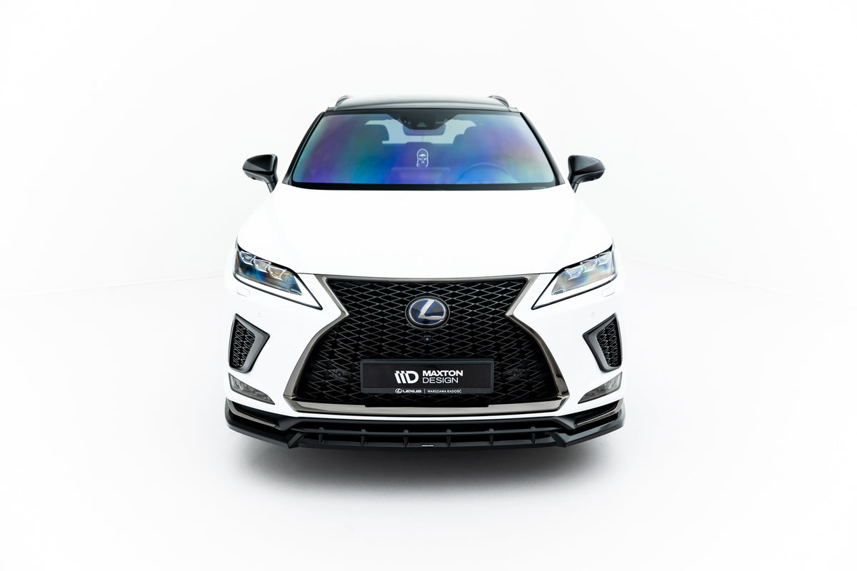 Nærbilde av frontsplitter for Lexus RX F-Sport Mk4 Facelift