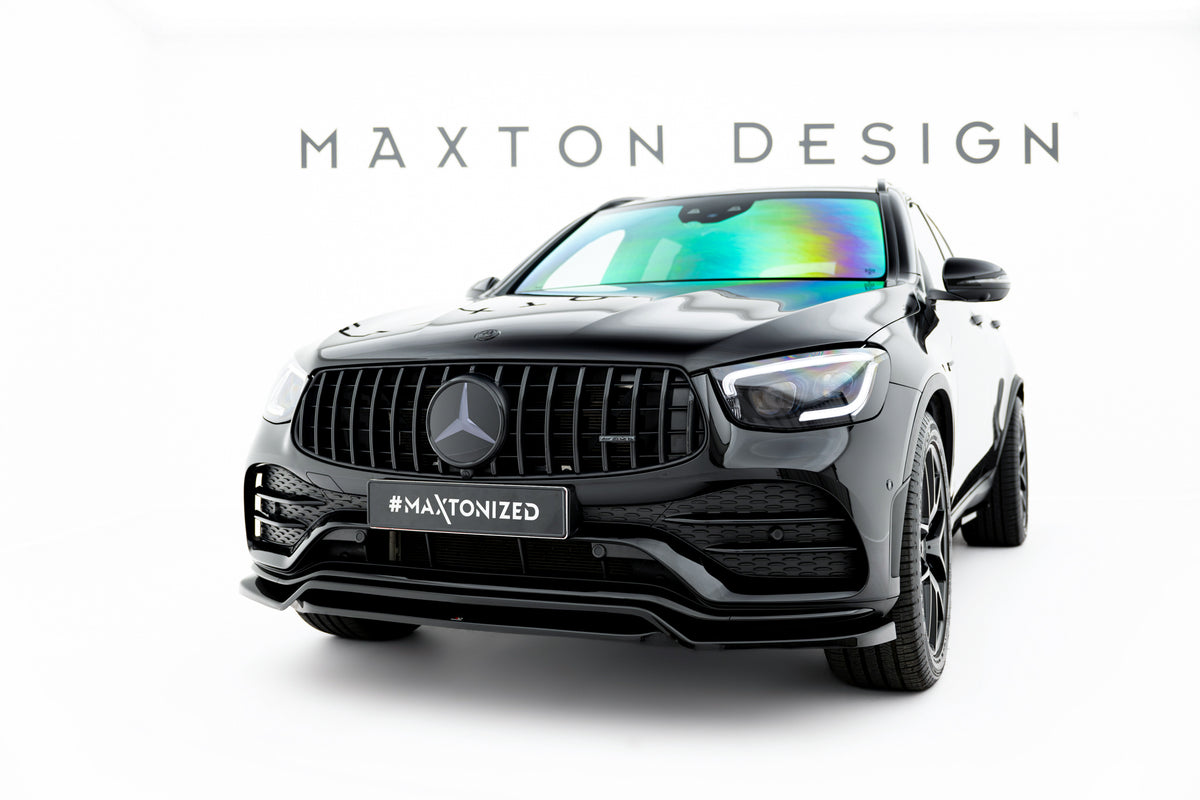 Frontsplitter i Gloss Black til Mercedes-AMG GLC 43 SUV X253 Facelift
