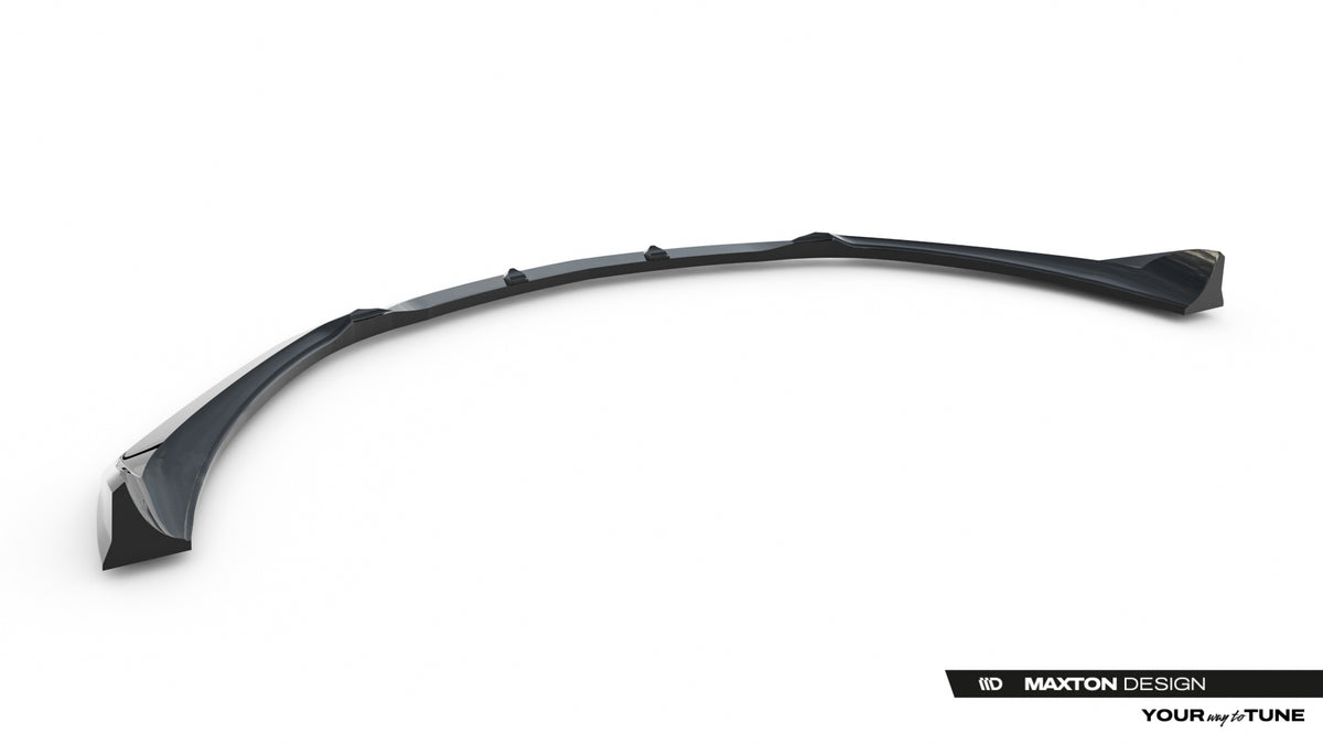 Blank sort frontsplitter til Mercedes-AMG GT R C190 Facelift sett nedenfra