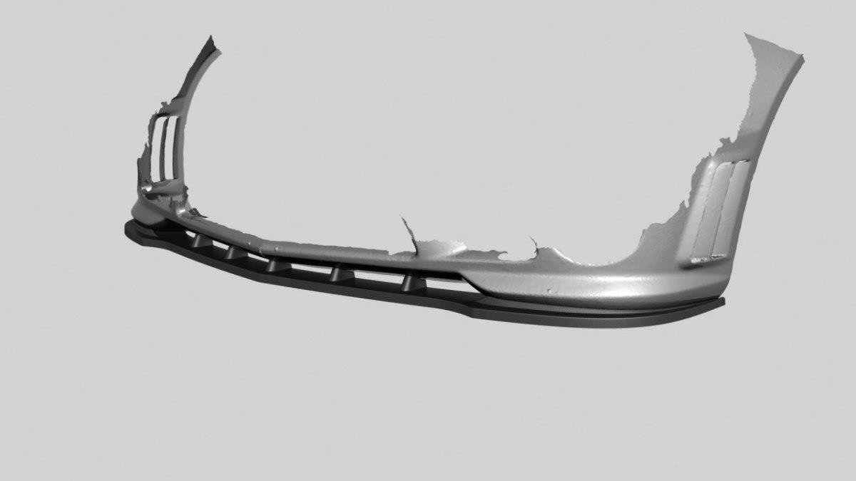Frontspoiler Mercedes C-Klasse W204 For Amg C63 detaljbilde av profilen