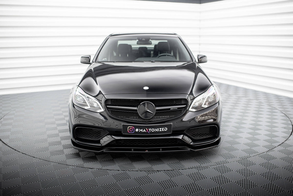 Frontspoiler Mercedes E63 AMG W212 Facelift vist montert